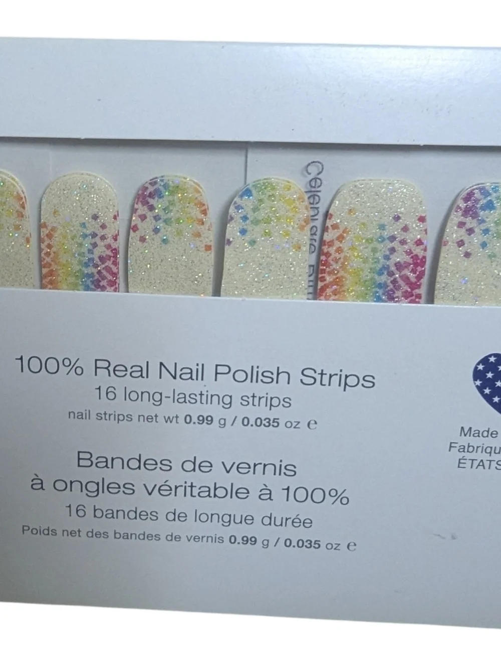 Color Street white glitter